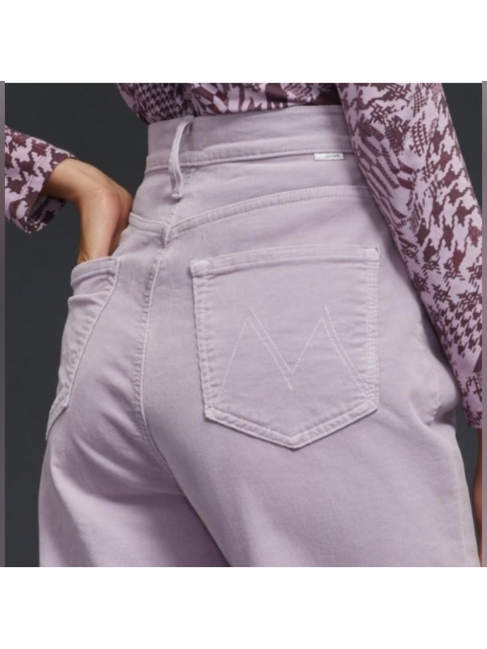 MOTHER High-Rise Lavender Jeans